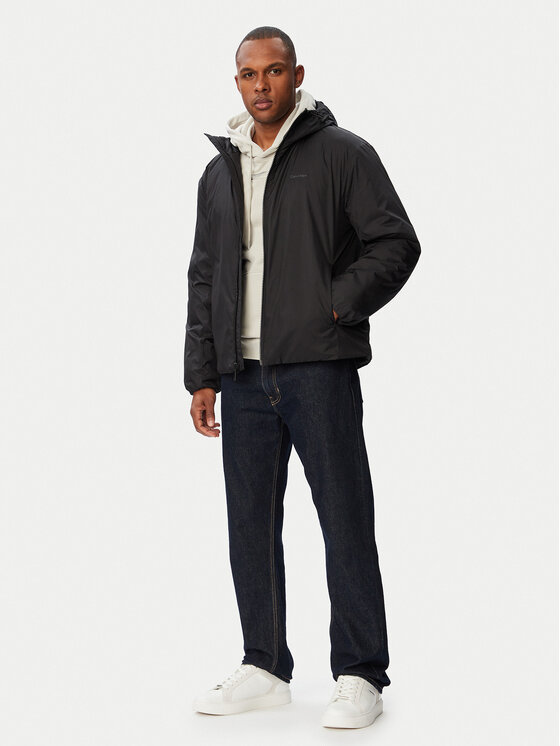 Calvin Klein Calvin Klein Demisezoninė striukė Rxd LV04LF503G Juoda Regular Fit