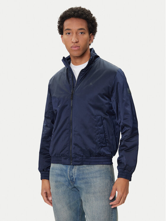 Calvin Klein Jeans Calvin Klein Jeans Μπόμπερ μπουφάν Harrington LV04RC516G Σκούρο μπλε Regular Fit