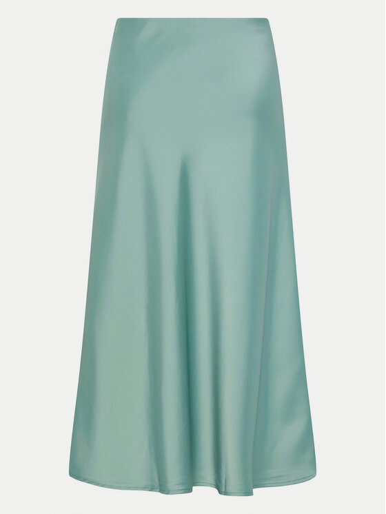 YAS YAS Trapézová sukně Pella 26030737 Zelená Regular Fit