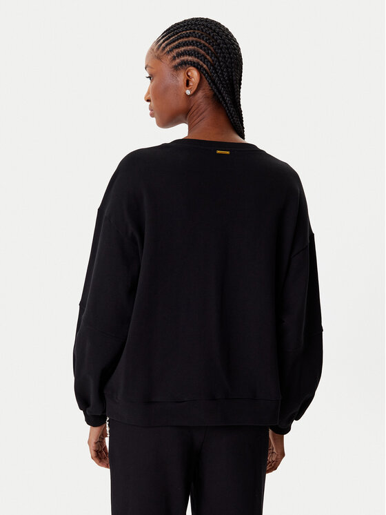 TWINSET TWINSET Μπλούζα 252LI2MCC Μαύρο Regular Fit