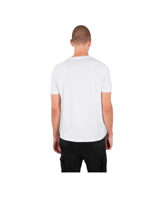 Alpha Industries Alpha Industries T-Shirt AI.100501-09-3XL Biały Basic Fit