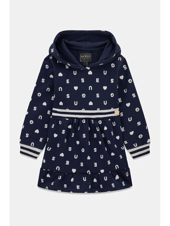 Guess Kids Guess Kids Každodenní šaty 184850 Modrá Classic Fit