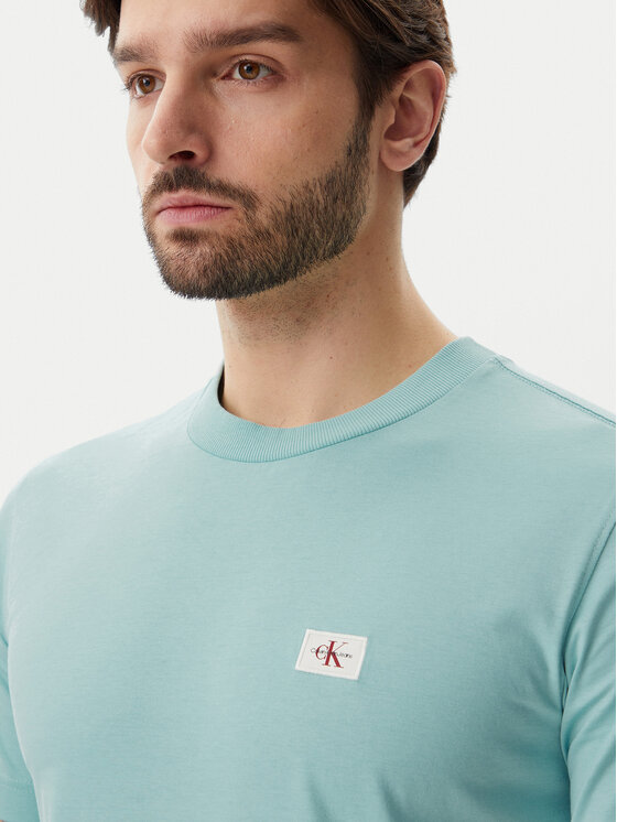 Calvin Klein Jeans Calvin Klein Jeans Тишърт J30J327100 Светлосиньо Regular Fit