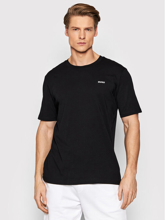 HUGO Hugo Póló Dero222 50466158 Fekete Regular Fit