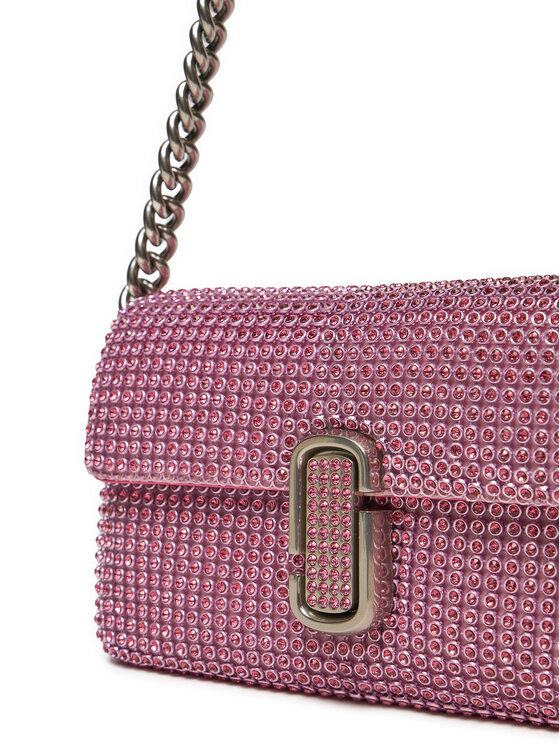 Marc Jacobs Marc Jacobs Сумка The Rhinestone J Marc Mini Shoulder Bag H912M06RE22 Рожевий