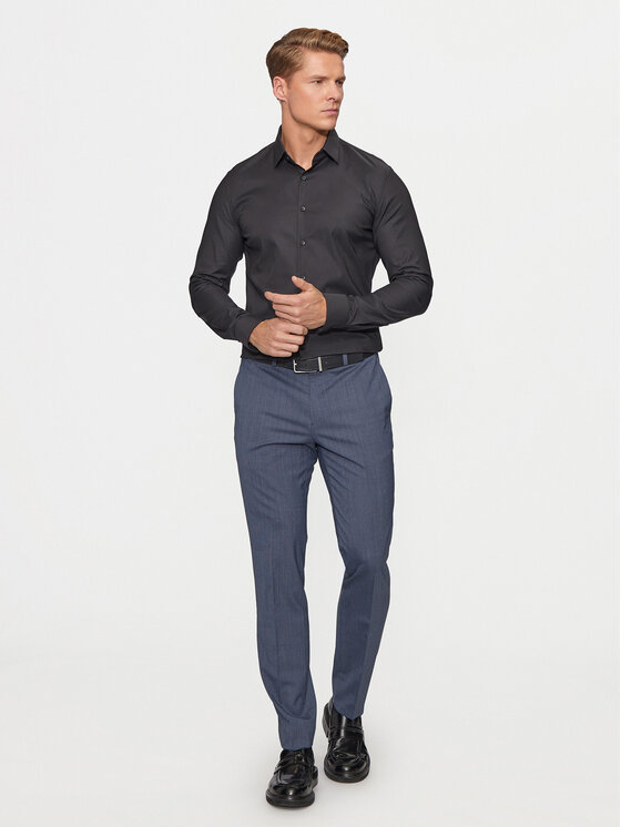 Calvin Klein Calvin Klein Košulja K10K113182 Crna Slim Fit