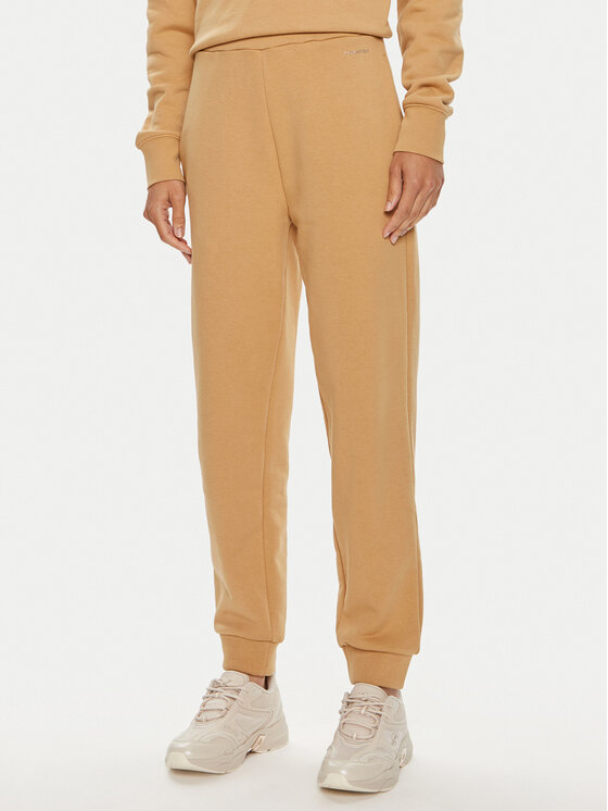 Calvin Klein Calvin Klein Долнище анцуг Nano Logo K20K207214 Бежов Relaxed Fit