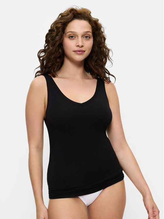 Triumph Triumph Top Sense Of Modal 10224796 Černá Slim Fit