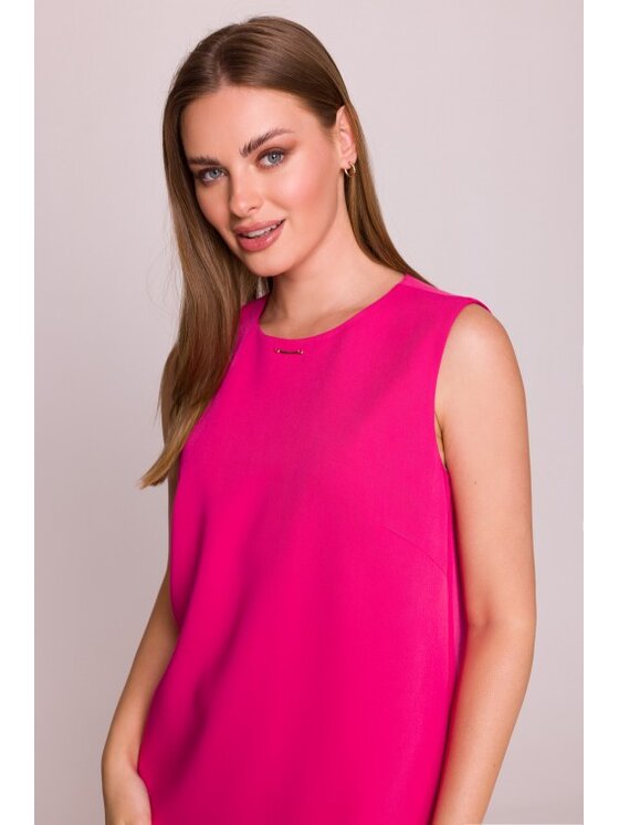 Stylove Stylove Sukienka codzienna S408 Różowy A-Line Fit