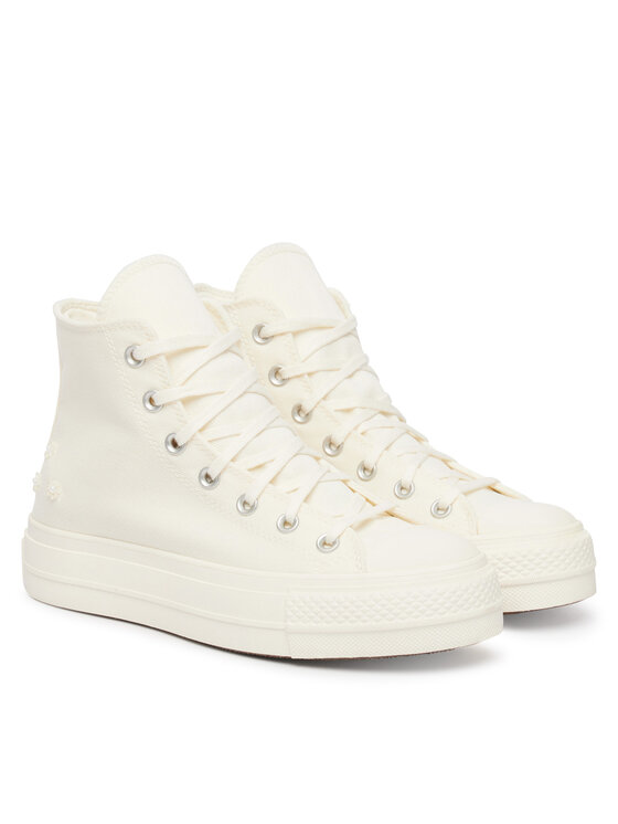 Converse Converse Tenisice Chuck Taylor All Star Lift Platform Beads A16107C Écru