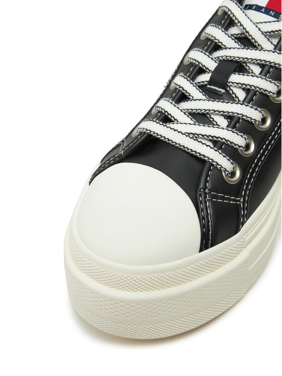 Tommy Jeans Tommy Jeans Sportbačiai Foxing EN0EN02714 Juoda