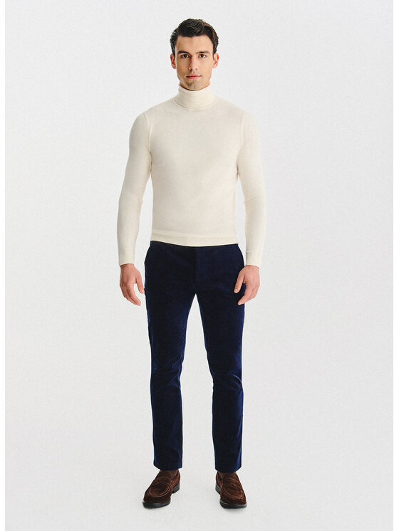 Pako Lorente Pako Lorente Sweter P25WB-2X-025 Biały Classic Fit