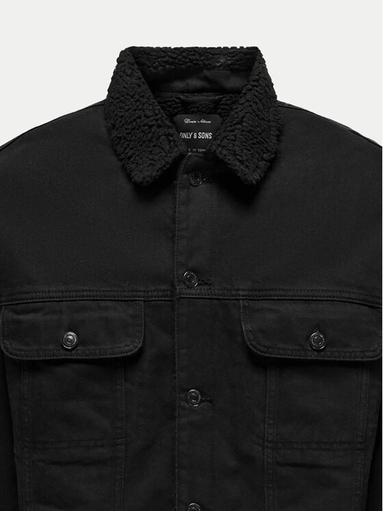 Only & Sons Only & Sons Μπουφάν μεταβατικό Wilson 22030971 Μαύρο Regular Fit
