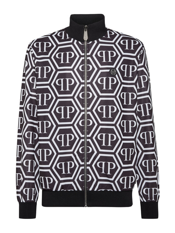 PHILIPP PLEIN PHILIPP PLEIN Bluza 20639 Czarny Jegging Fit