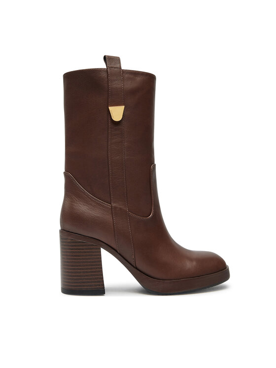 Coccinelle Coccinelle Ботуши Coccinelleoliver E4 RED 15 02 01 Кафяв