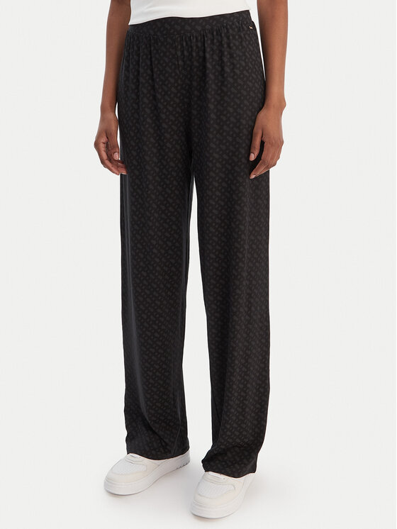 BOSS Spodnie piżamowe B Logo 50550711 Czarny Relaxed Fit