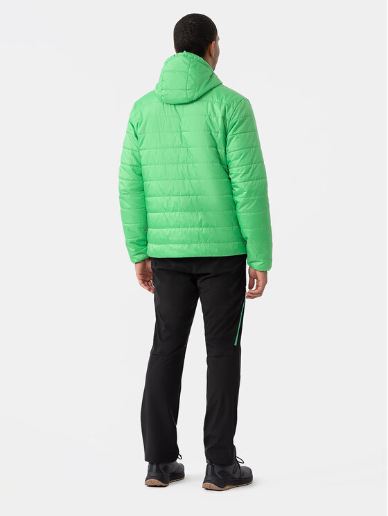 4F 4F Зимно яке 4FAW23TDJAM245 Зелен Regular Fit
