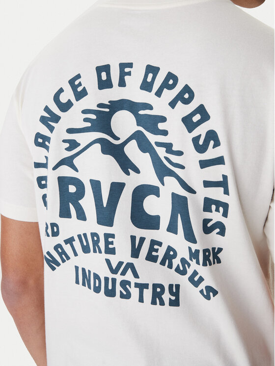 RVCA RVCA Marškinėliai EVYZT00297 Écru Regular Fit