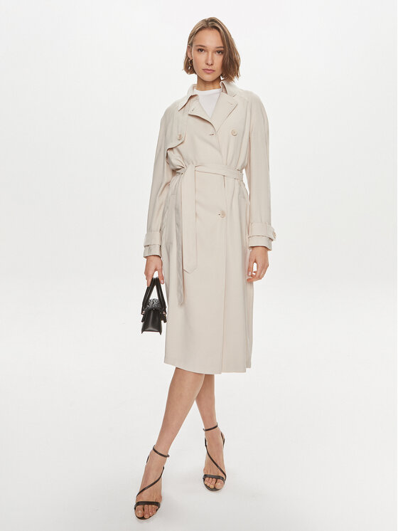 Marc Aurel Marc Aurel Trench 5007 1000 93282 Écru Regular Fit