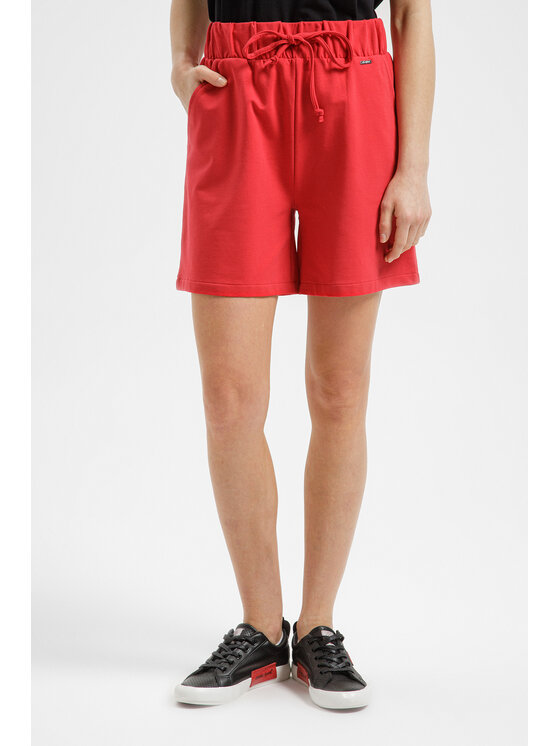 Cross Jeans Cross Jeans Szorty sportowe 80089-007 Czerwony