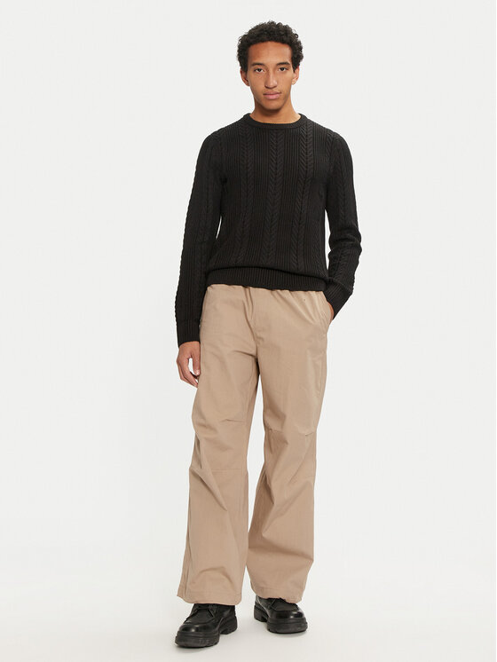 Jack&Jones Jack&Jones Πουλόβερ 12261436 Μαύρο Regular Fit