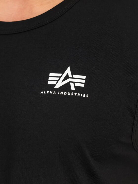 Alpha Industries Alpha Industries Tank top AI.266562 Čierna Regular Fit