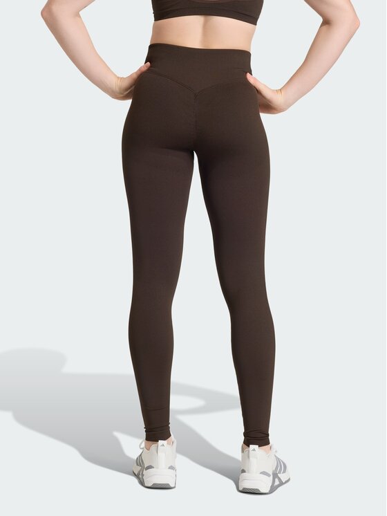 adidas adidas Legginsy 161978 Brązowy Fitted Fit