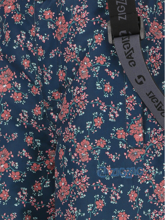 ZigZag ZigZag Spodnie narciarskie Soho Printed Ski Pant W-PRO 10000 Z213011 Granatowy Regular Fit