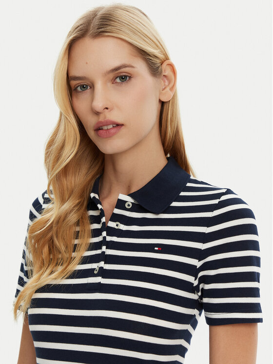 Tommy Hilfiger Tommy Hilfiger Polo 1985 WW0WW43225 Σκούρο μπλε Slim Fit