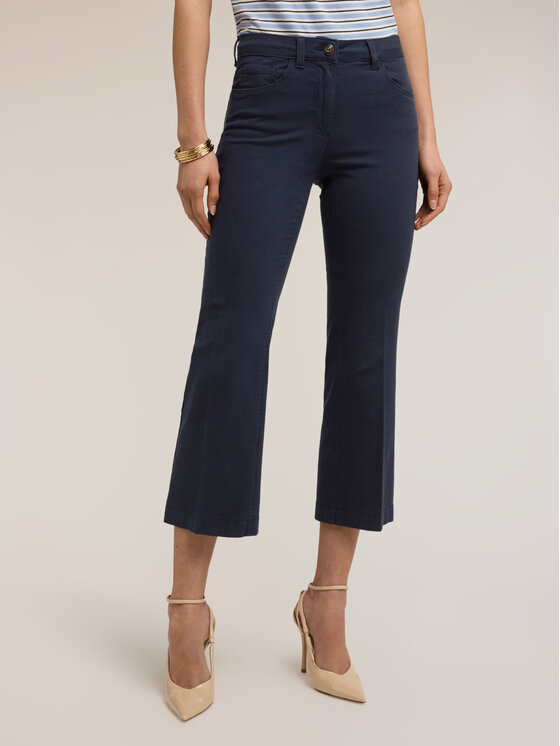 Motivi Motivi Pantaloni di tessuto P710Q004495N034 Blu Flare Fit