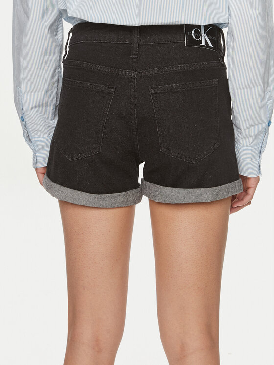 Calvin Klein Jeans Calvin Klein Jeans Szorty jeansowe J20J222808 Czarny Regular Fit