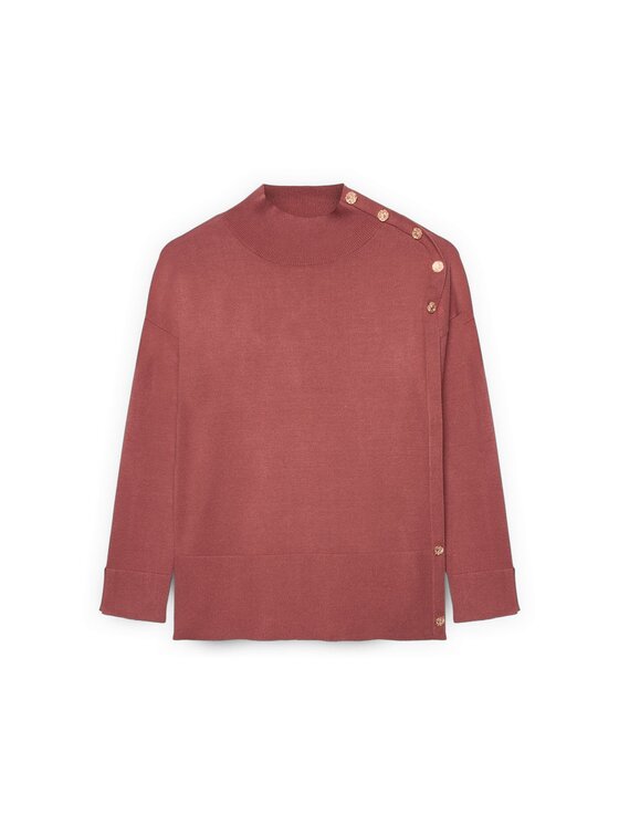 Fiorella Rubino Fiorella Rubino Cardigan M015L008263N036 Bordeaux Regular Fit