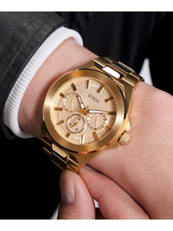 Guess Guess Zegarek GW0798G2 Złoty