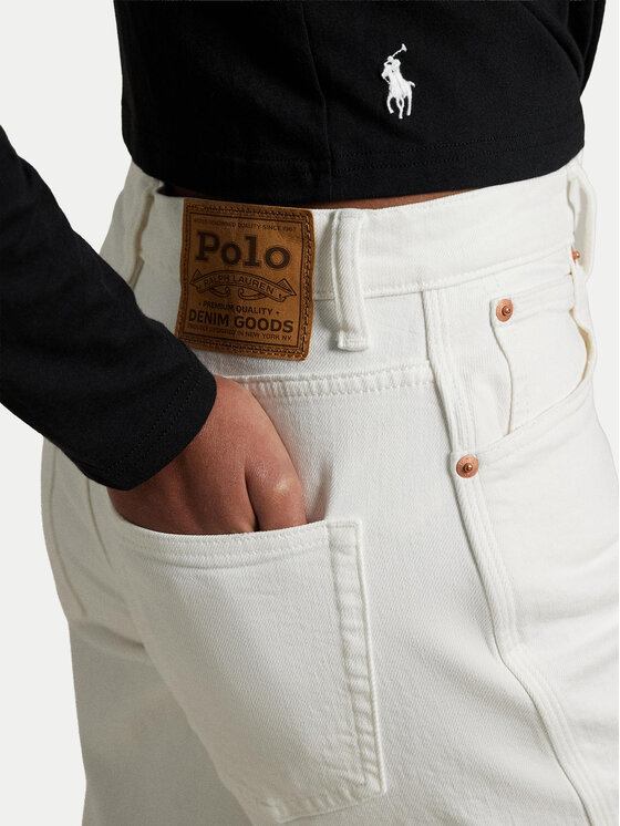 Polo Ralph Lauren Polo Ralph Lauren Džínsy 211969399001 Biela Tapered Fit