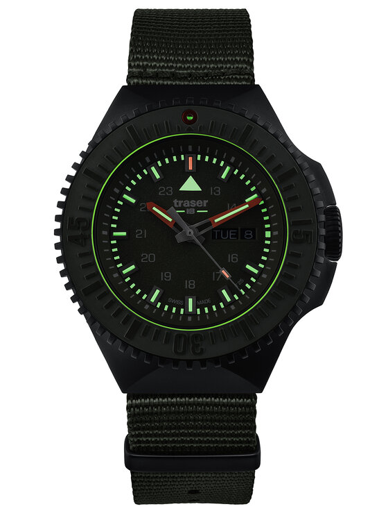 Traser Traser Zegarek TS-109858 Zielony