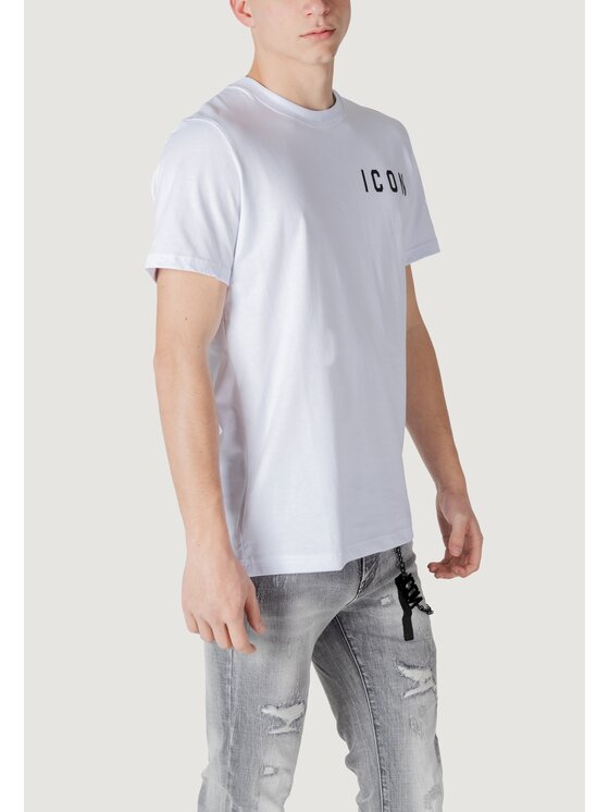 Icon Icon T-shirt ICUS2S5T022 Bianco Shirt Fit