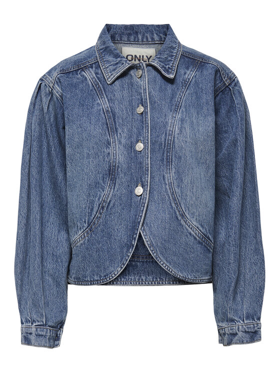 ONLY ONLY Jeansjacke Amber 15377783 Blau Regular Fit