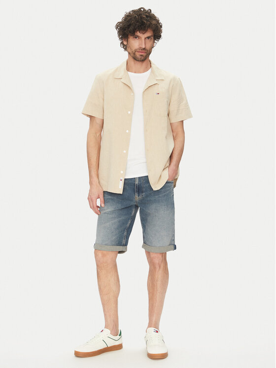 Tommy Jeans Tommy Jeans Kratke traperice DM0DM20948 Plava Regular Fit