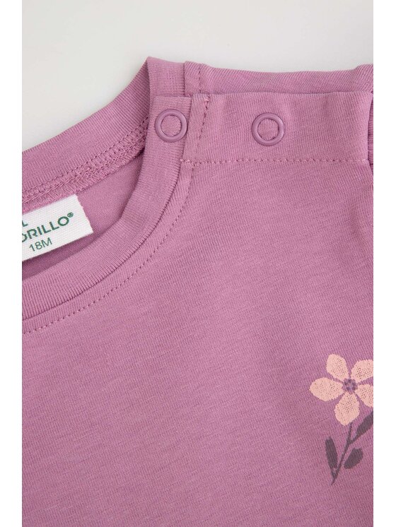 Coccodrillo Coccodrillo S dlouhým rukávem ZC6143103MGN-016 Fialová Regular Fit