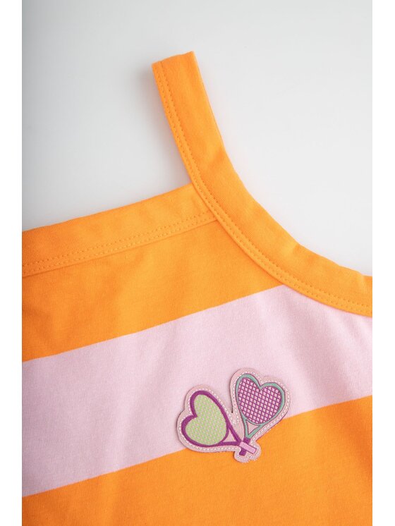 Coccodrillo Coccodrillo Každodenní šaty WC6129301JGK-006 Oranžová Regular Fit