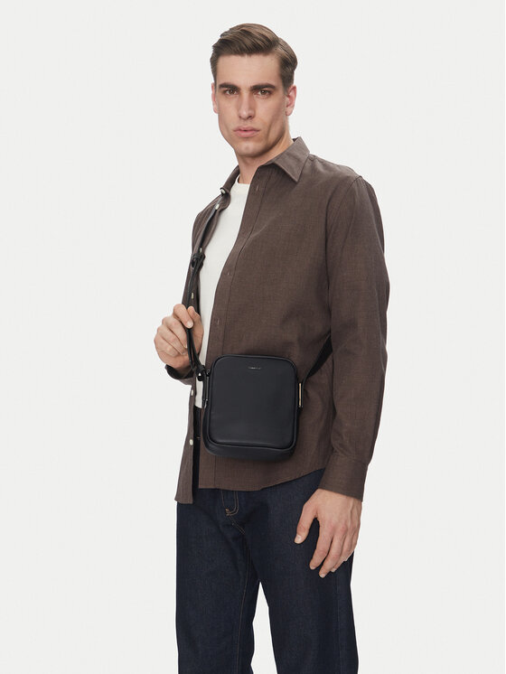 Calvin Klein Calvin Klein Saszetka Modern Business Reporter K50K512969 Czarny