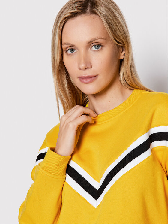 Urban Classics Urban Classics Felpa Inset TB2341 Giallo Regular Fit