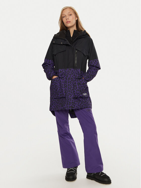 Colourwear Colourwear Lyžiarska bunda Gritty Parka W 7010316 Čierna Regular Fit