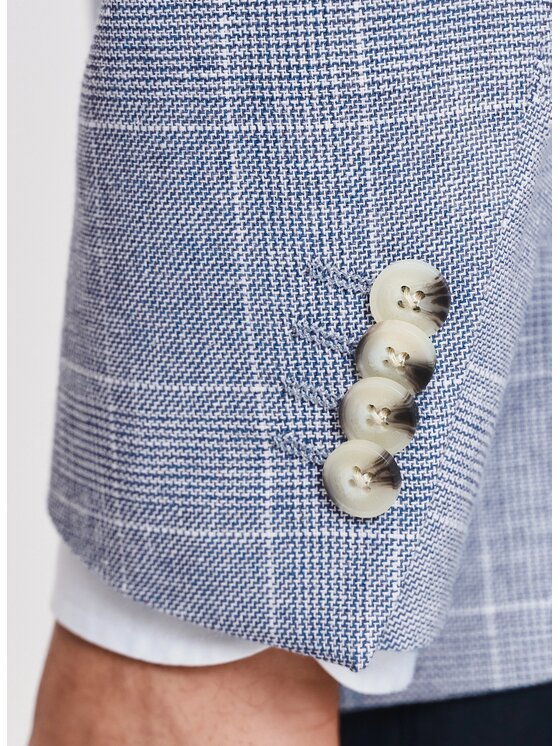 Pako Lorente Pako Lorente Marynarka P26SF-3X-023 Niebieski Slim Fit