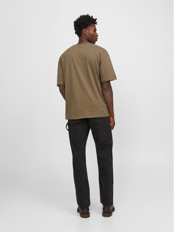Jack&Jones Jack&Jones T-shirt Bradley 12249319 Smeđa Regular Fit