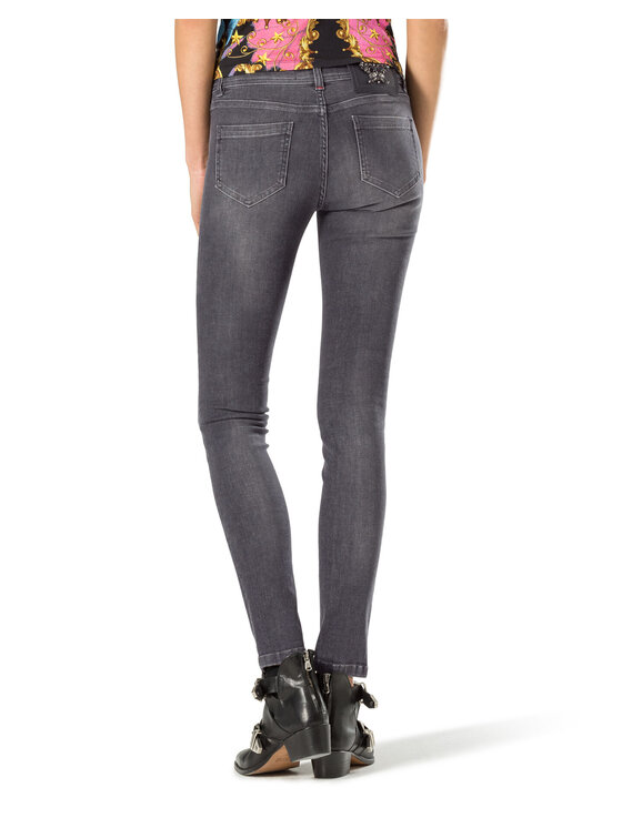 PHILIPP PLEIN PHILIPP PLEIN Džegínsy 30782 Sivá Jegging Fit