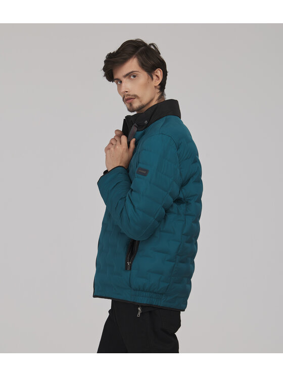 Lee Cooper Lee Cooper Kurtka przejściowa ARTHUR Turkusowy Regular Fit