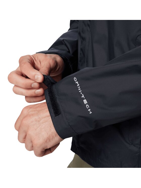 Columbia Columbia Kurtka przeciwdeszczowa Watertight II Jacket 1533898012 Czarny Regular Fit