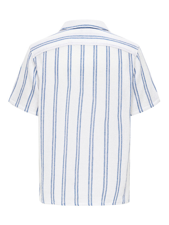 Only & Sons Only & Sons Koszula 22025659 Biały Regular Fit