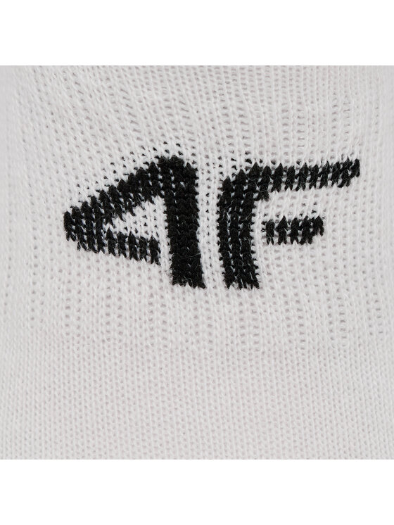 4F 4F Къси чорапи 4FWAW23USOCF216 Бял